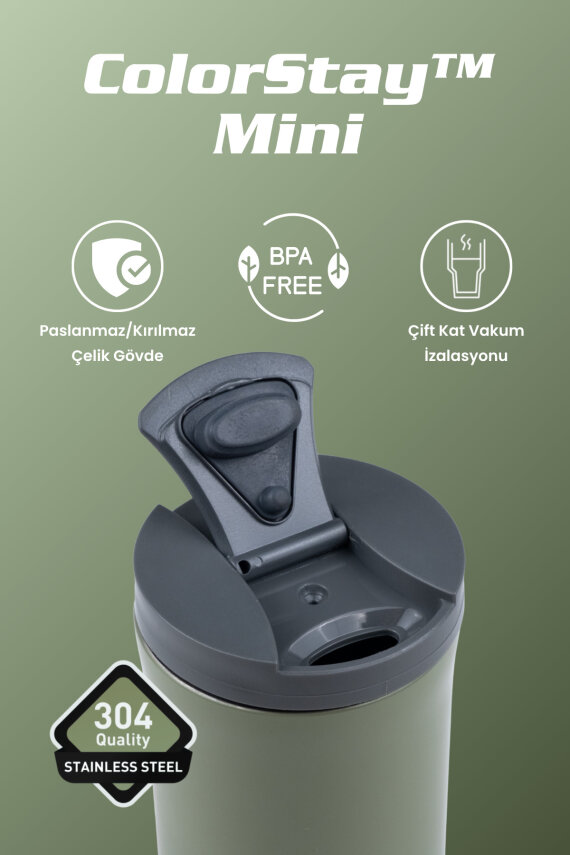 Cooker ColorStay Mini 300 ml Paslanmaz Çelik Bardak Termos CKR2101 - 9