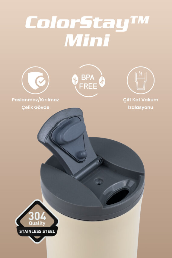 Cooker ColorStay Mini 300 ml Paslanmaz Çelik Bardak Termos CKR2101 - 12