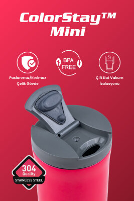 Cooker ColorStay Mini 300 ml Paslanmaz Çelik Bardak Termos CKR2101 - 15