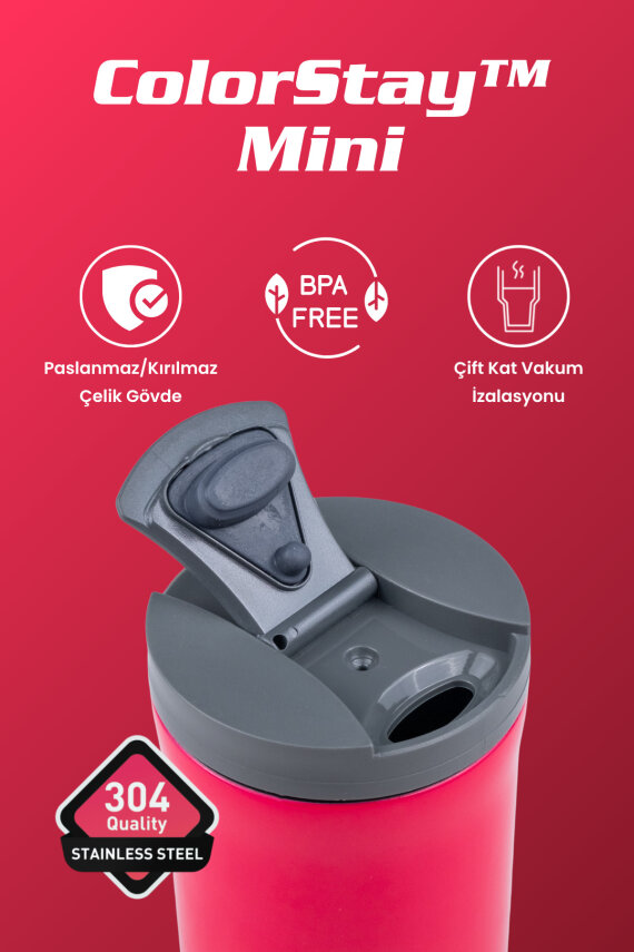 Cooker ColorStay Mini 300 ml Paslanmaz Çelik Bardak Termos CKR2101 - 15
