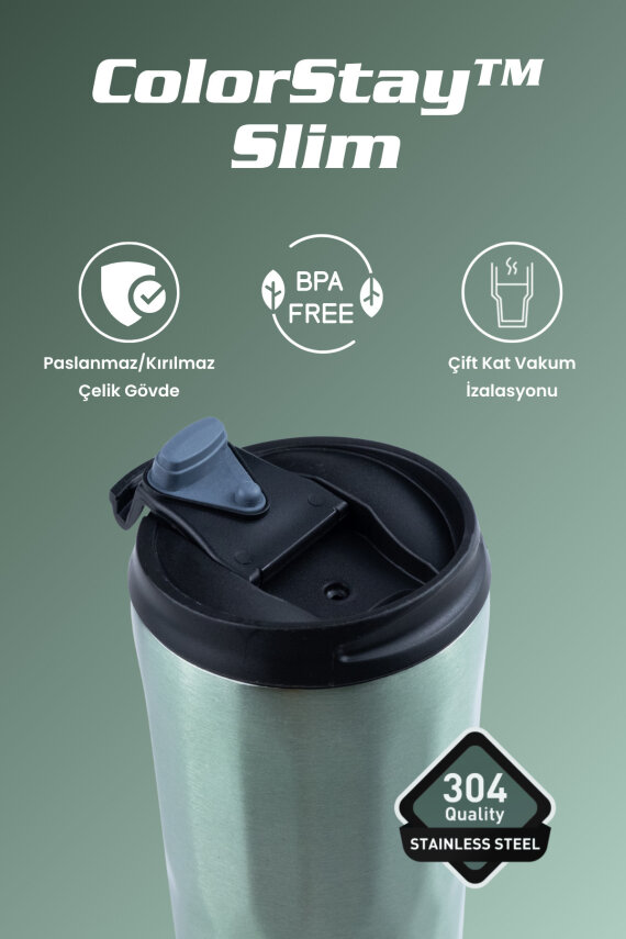 Cooker ColorStay Slim 500 ml Paslanmaz Çelik Bardak Termos CKR2100 - 3