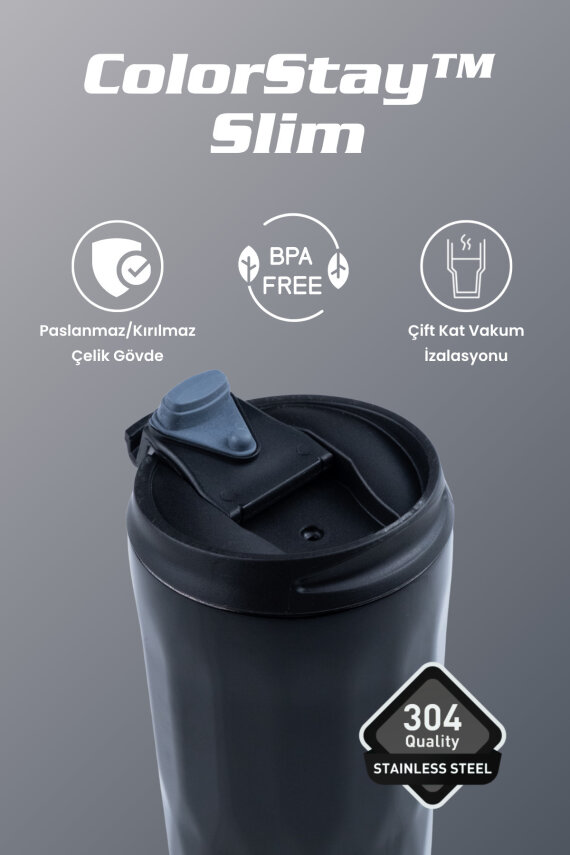 Cooker ColorStay Slim 500 ml Paslanmaz Çelik Bardak Termos CKR2100 - 6