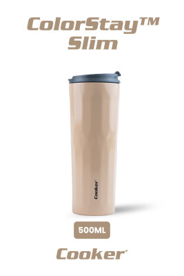 Cooker ColorStay Slim 500 ml Paslanmaz Çelik Bardak Termos CKR2100 - 13