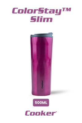 Cooker ColorStay Slim 500 ml Paslanmaz Çelik Bardak Termos CKR2100 - 16