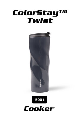 Cooker ColorStay Twist 500 ml Paslanmaz Çelik Bardak Termos CKR2051