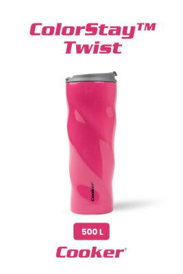 Cooker ColorStay Twist 500 ml Paslanmaz Çelik Bardak Termos CKR2051 - 4