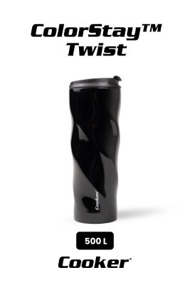 Cooker ColorStay Twist 500 ml Paslanmaz Çelik Bardak Termos CKR2051 - 7