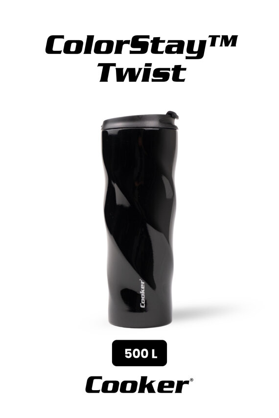 Cooker ColorStay Twist 500 ml Paslanmaz Çelik Bardak Termos CKR2051 - 7