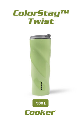 Cooker ColorStay Twist 500 ml Paslanmaz Çelik Bardak Termos CKR2051 - 10
