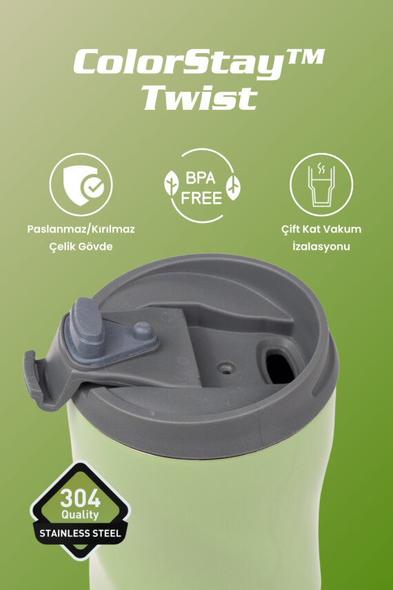 Cooker ColorStay Twist 500 ml Paslanmaz Çelik Bardak Termos CKR2051 - 12