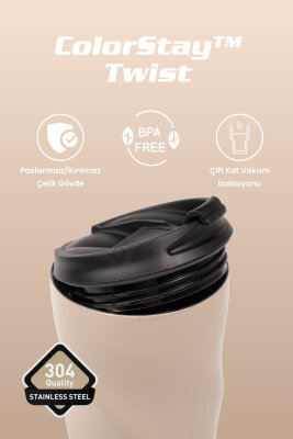 Cooker ColorStay Twist 500 ml Paslanmaz Çelik Bardak Termos CKR2051 - 15