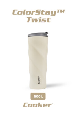 Cooker ColorStay Twist 500 ml Paslanmaz Çelik Bardak Termos CKR2051 - 16