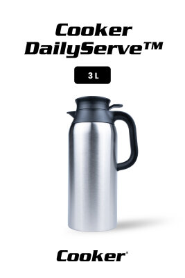 Cooker DailyServe 3 Litre Paslanmaz Çelik Termos CKR2125