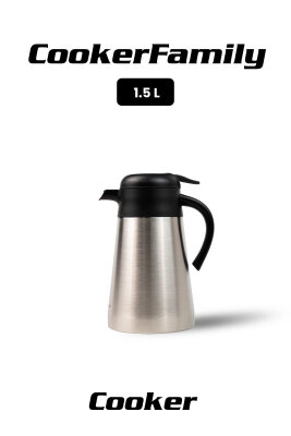 Cooker Family 1.5 Litre Paslanmaz Çelik Termos CKR2111