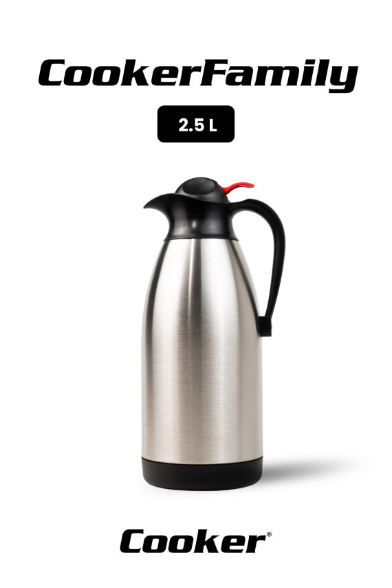 Cooker HeatLock 2,5 Litre Paslanmaz Çelik Termos CKR2036 - 1