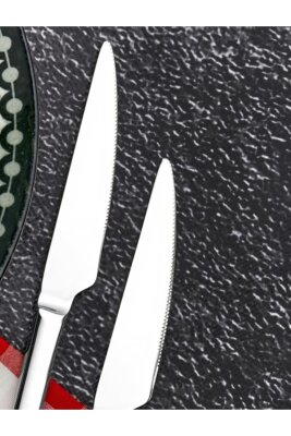 Cooker Heybeli 2'li Paslanmaz Çelik Yemek Bıçak Takımı CKR2169 - 2