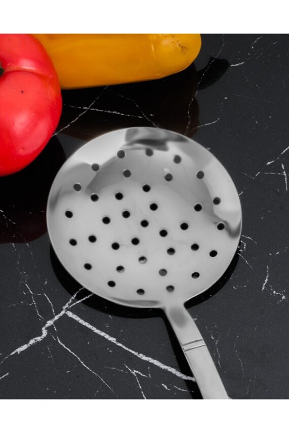 Cooker Heybeli 30 cm Paslanmaz Çelik Kevgir CKR2622 - 3