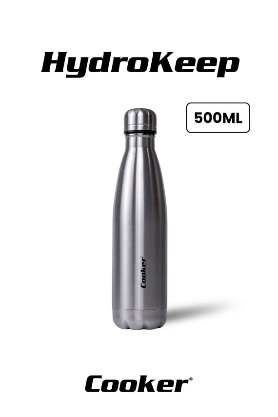 Cooker HydroKeep 500 ml Paslanmaz Çelik Şişe Termos CKR2053 - 1