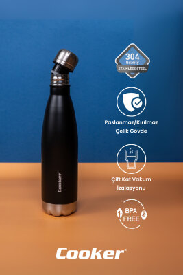 Cooker HydroKeep 500 ml Paslanmaz Çelik Şişe Termos CKR2071 - 13