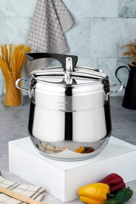 Cooker Lara 13 L Indüksiyon Uyumlu Düdüklü Tencere CKR2968