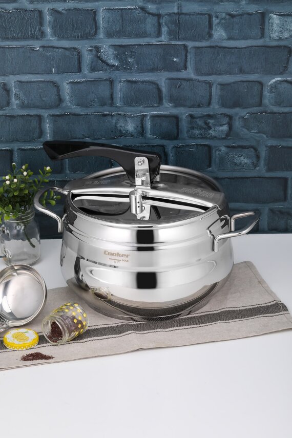 Cooker Lara 6 Litre İndüksiyon Uyumlu Düdüklü Tencere CKR911 - 2