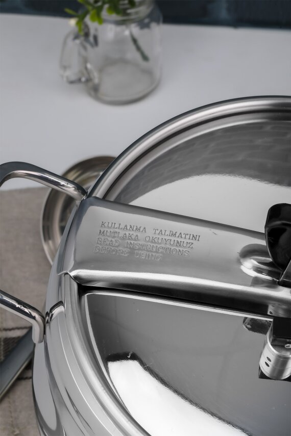 Cooker Lara 6 Litre İndüksiyon Uyumlu Düdüklü Tencere CKR911 - 3