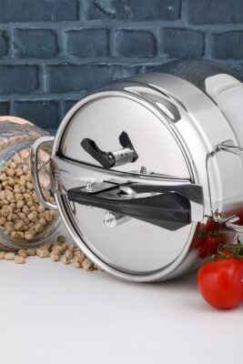Cooker Lara 8 Litre İndiksiyon Uyumlu Düdüklü Tencere CKR912 - 3