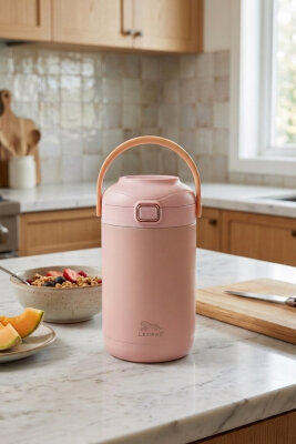 Cooker Leopar 2 Litre Kaşıklı Yemek Termosu YK1412 - 9