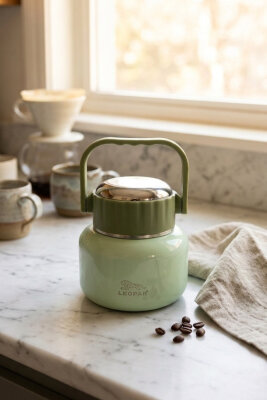 Cooker Leopar 500 ml Kaşıklı Yemek Termosu YK1516