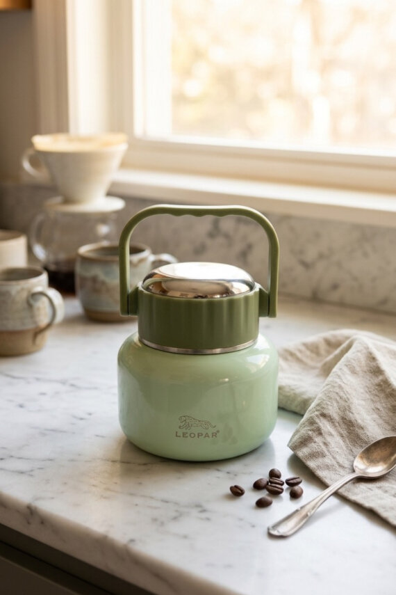 Cooker Leopar 500 ml Kaşıklı Yemek Termosu YK1516 - 3
