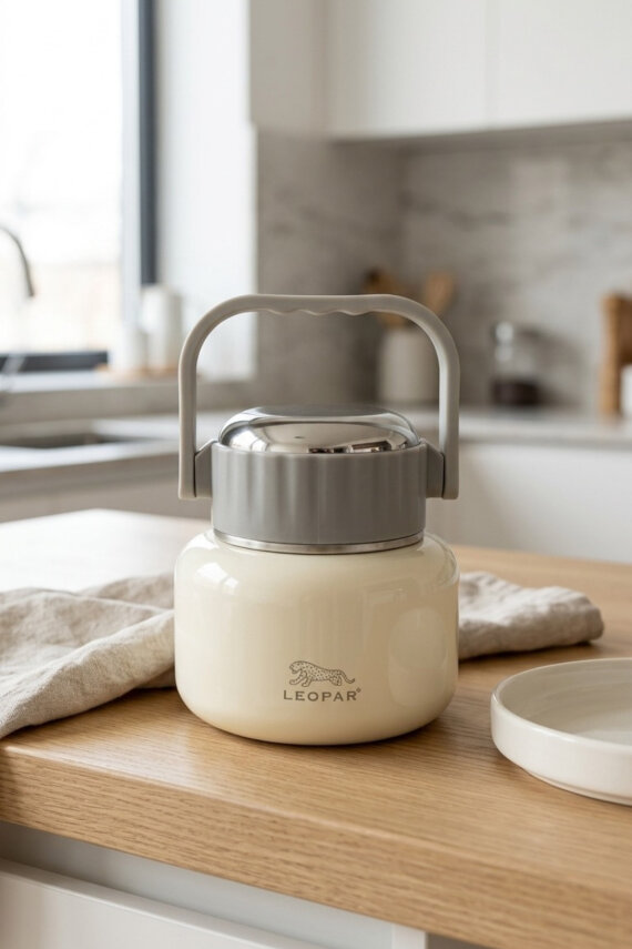Cooker Leopar 500 ml Kaşıklı Yemek Termosu YK1516 - 14