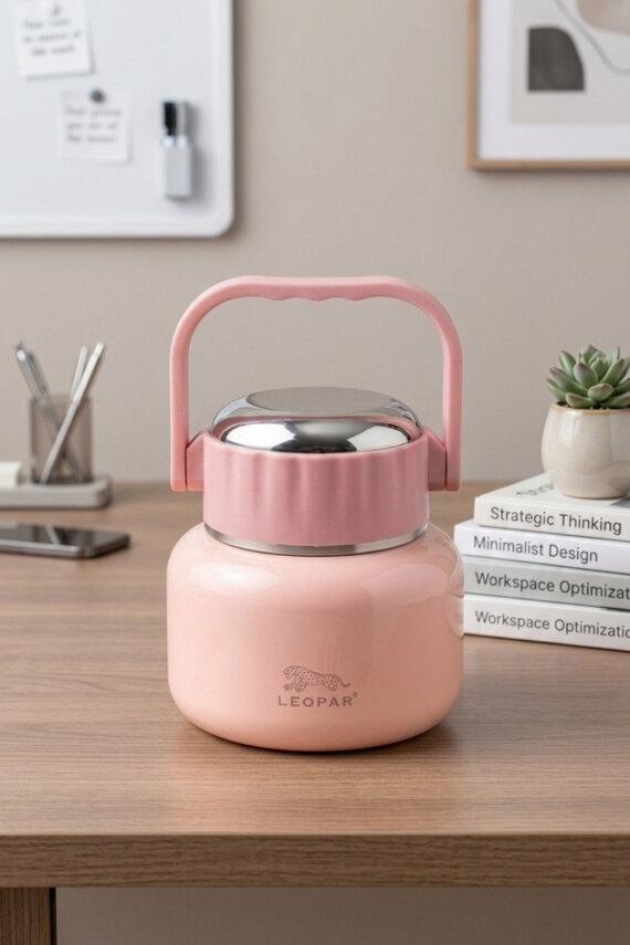 Cooker Leopar 500 ml Kaşıklı Yemek Termosu YK1516 - 17