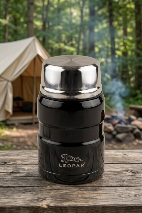 Cooker Leopar 500 ml Kaşıklı Yemek Termosu YK1829 - 6