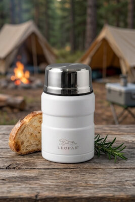 Cooker Leopar 500 ml Kaşıklı Yemek Termosu YK1829 - 9