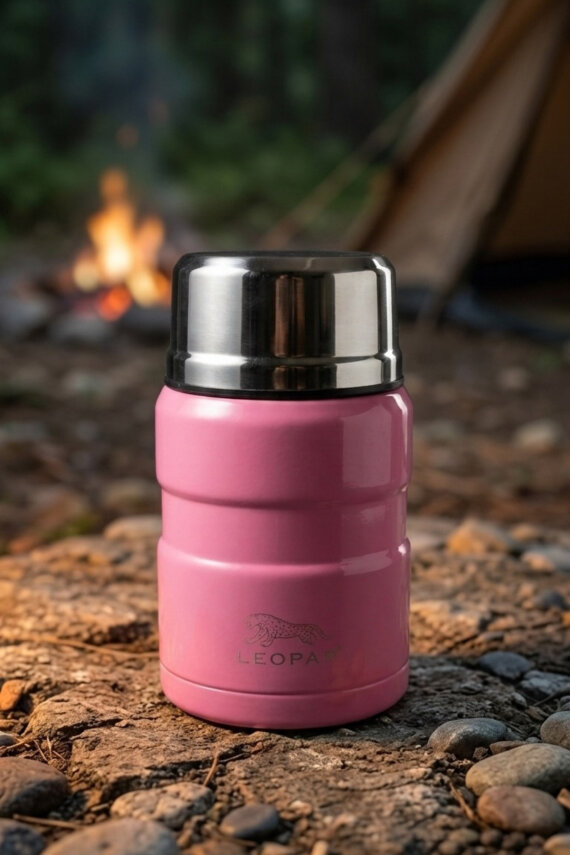 Cooker Leopar 500 ml Kaşıklı Yemek Termosu YK1829 - 14
