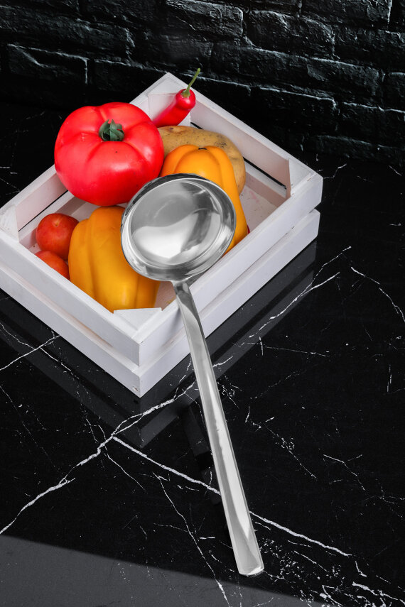 Cooker Milas 30 cm Paslanmaz Çelik Kepçe CKR2600 - 1