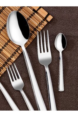Cooker Milas 60 Parça Paslanmaz Çelik Çatal Kaşık Seti CKR2185 - 2