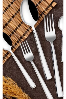 Cooker Milas 60 Parça Paslanmaz Çelik Çatal Kaşık Seti CKR2185 - 3