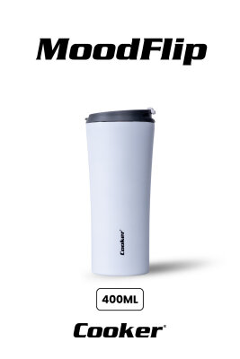 Cooker MoodFlip 400 ml Paslanmaz Çelik Bardak Termos CKR2050 - 6