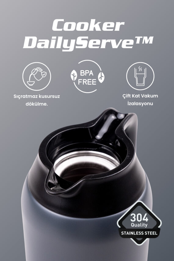DailyServe 2 Litre Paslanmaz Çelik Termos CKR2089 - 12