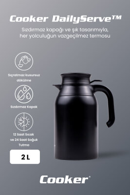 DailyServe 2 Litre Paslanmaz Çelik Termos CKR2089 - 14