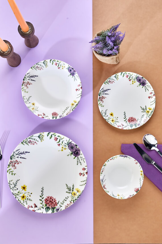 Lavinia 16 Parça 4 Kişilik Porselen Yemek Takımı CKR4836 - 2