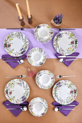 Lavinia 16 Parça 4 Kişilik Porselen Yemek Takımı CKR4836 - 6