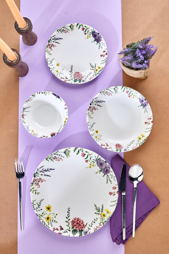 Lavinia 16 Parça 4 Kişilik Porselen Yemek Takımı CKR4836 - 7