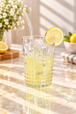 Magic 6'lı 400 ml Akrilik Renkli Meşrubat Bardağı CKR4841 - 2