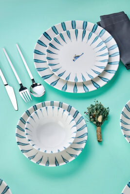 Maris 16 Parça 4 Kişilik Porselen Yemek Takımı CKR4835 - 7