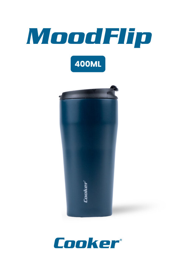 MoodFlip 400 ml Paslanmaz Çelik Bardak Termos CKR2049 - 1