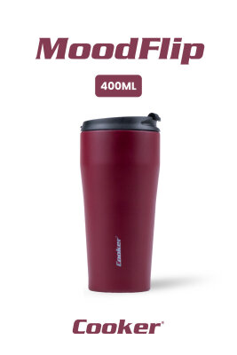 MoodFlip 400 ml Paslanmaz Çelik Bardak Termos CKR2049 - 4