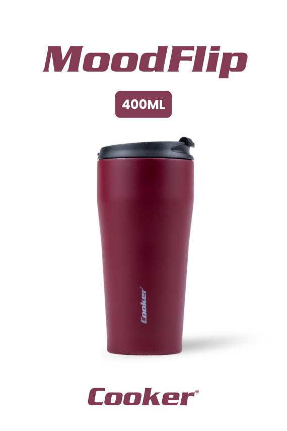 MoodFlip 400 ml Paslanmaz Çelik Bardak Termos CKR2049 - 4