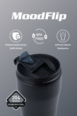 MoodFlip 400 ml Paslanmaz Çelik Bardak Termos CKR2049 - 18